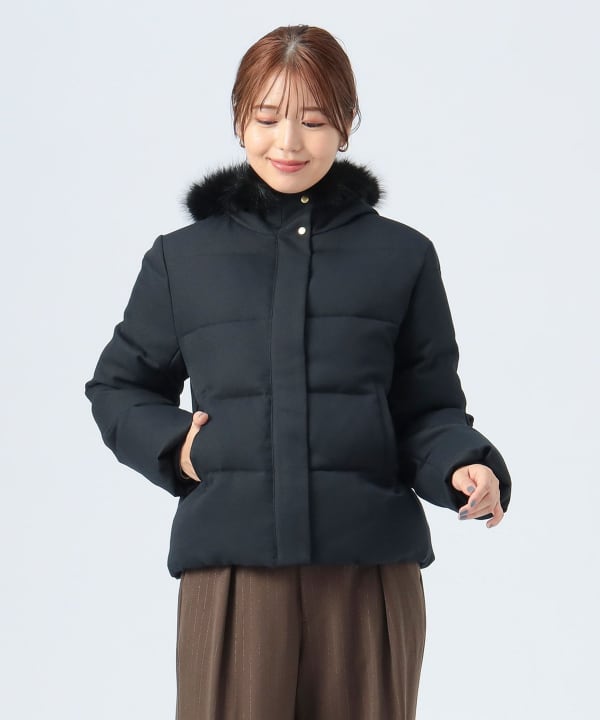 【美品】ビーミングバイビームス マウンテンダウンコート リアルファー付 美品】ビーミングバイビームス マウンテンダウンコート リアル