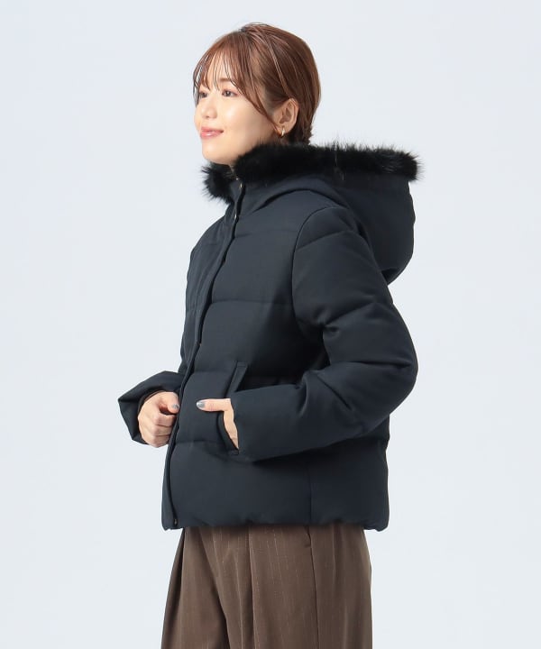 BEAMS HEART（ビームス ハート）撥水 フェイクファー付き ショート