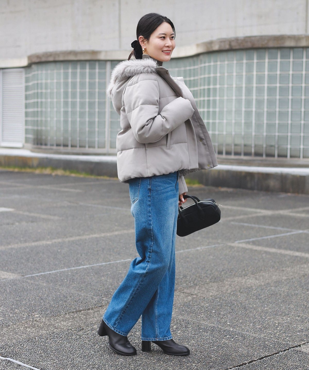 BEAMS HEART（ビームス ハート）撥水 フェイクファー付き ショート