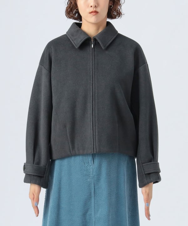 BEAMS HEART ツイードジャケット BEAMS HEART（ビームス ハート）ツイード オーバージャケット