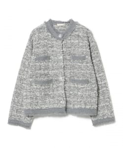 ニット ツイード ジャケット