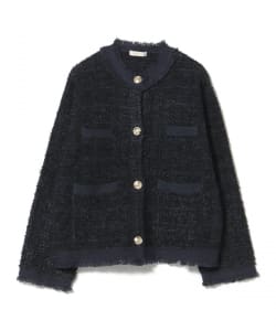ニット ツイード ジャケット