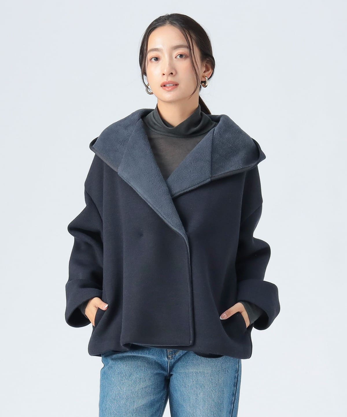 ボンディング ガウン ブルゾン WOMEN NAVY ONE SIZE ボンディング ガウン ブルゾン WOMEN NAVY ONE SIZE