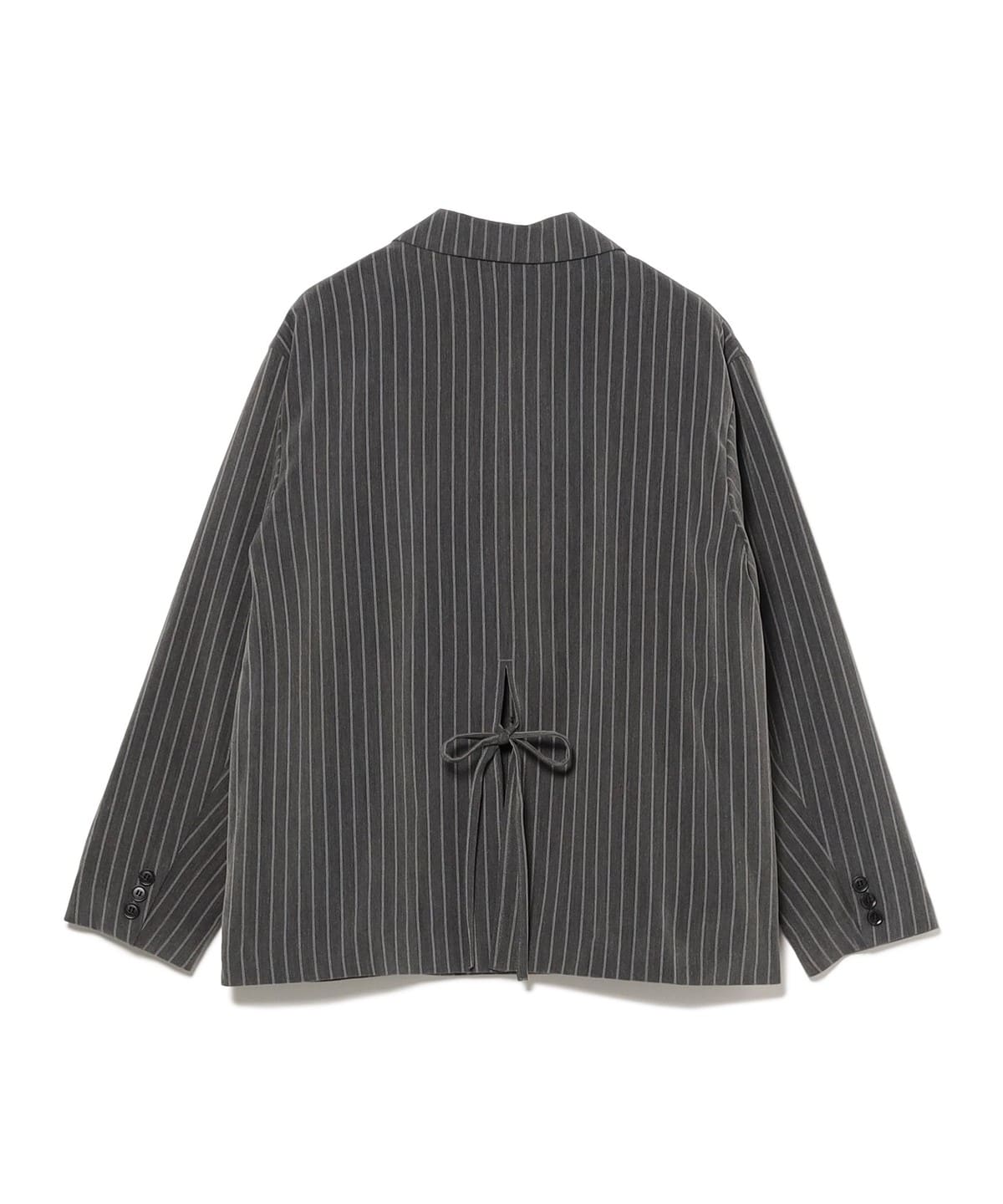 BEAMS HEART（ビームス ハート）ピンストライプ リボン ジャケット