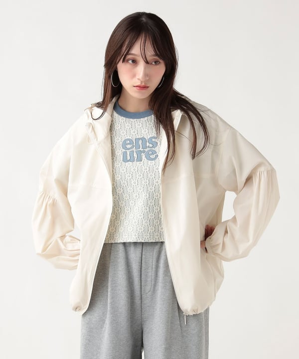 【美品】Heve シャーリングブルゾン　ホワイト　ヘイブ 美品】Heve シャーリングブルゾン ホワイト ヘイブ - メルカリ