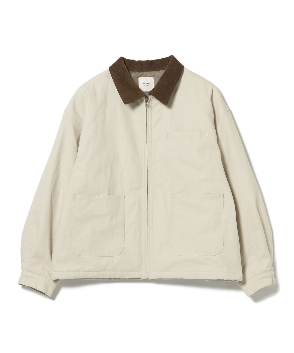 BEAMS HEART（ビームス ハート）襟 コーデュロイ 中綿 ダックブルゾン