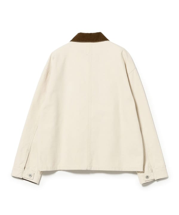 【10%OFFクーポン対象】襟コーデュロイ カバーオール ジャケット