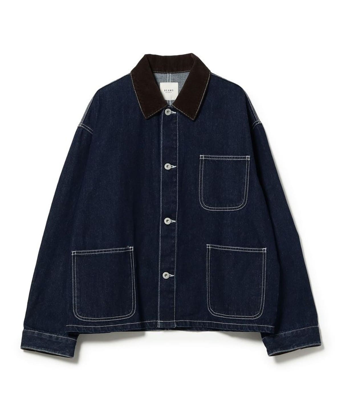 BEAMS HEART（ビームス ハート）【10%OFFクーポン対象】襟コーデュロイ