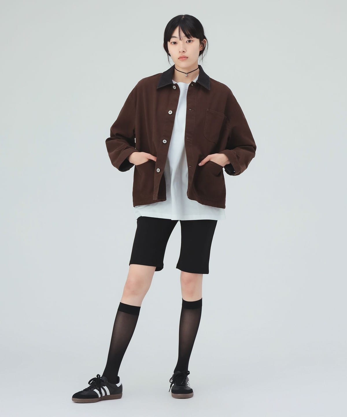 BEAMS HEART（ビームス ハート）【10%OFFクーポン対象】襟コーデュロイ