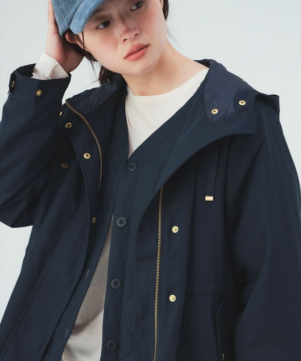 キルティングライナー付き モッズ コート [H：171cm]