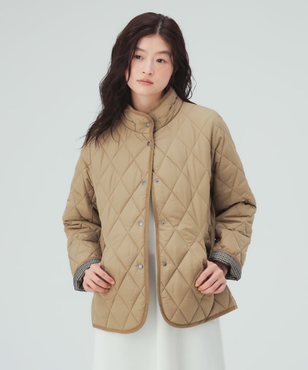 【10%OFFクーポン対象】フード キルティング ブルゾン フード取り外し可能な2WAY仕様 [H：171cm Size：M]