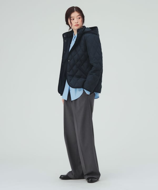 【10%OFFクーポン対象】フード キルティング ブルゾン [H：171cm Size：M]