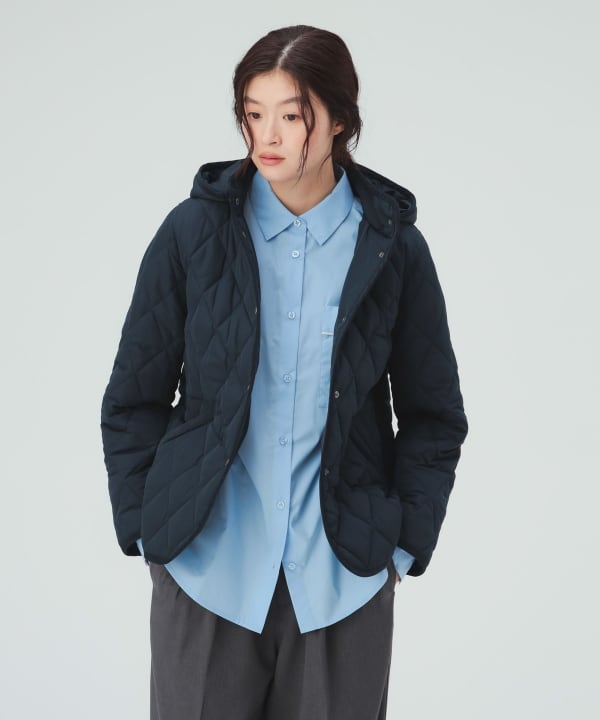 【10%OFFクーポン対象】フード キルティング ブルゾン [H：171cm Size：M]
