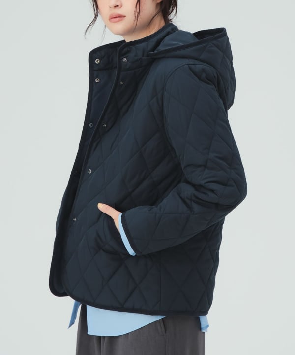 【10%OFFクーポン対象】フード キルティング ブルゾン [H：171cm Size：M]