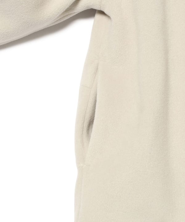 Melange collarless jacket