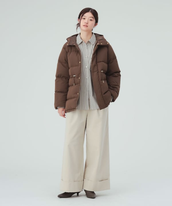 【10%OFFクーポン対象】河田フェザー ミドル ダウンコート [H：171cm Size：M]