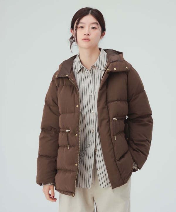 【10%OFFクーポン対象】河田フェザー ミドル ダウンコート [H：171cm Size：M]