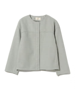 BEAMS HEART / ノーカラー クルーネック ブルゾン