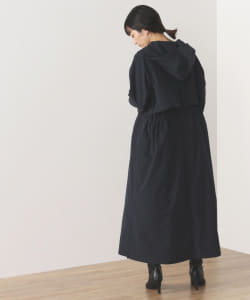 BEAMS HEART / フード付 ドロスト ロングコート