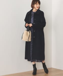BEAMS HEART / ビーバー バルカラー コート