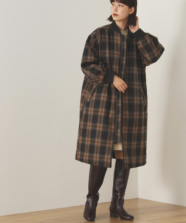 BEAMS heart コート キャメル XL