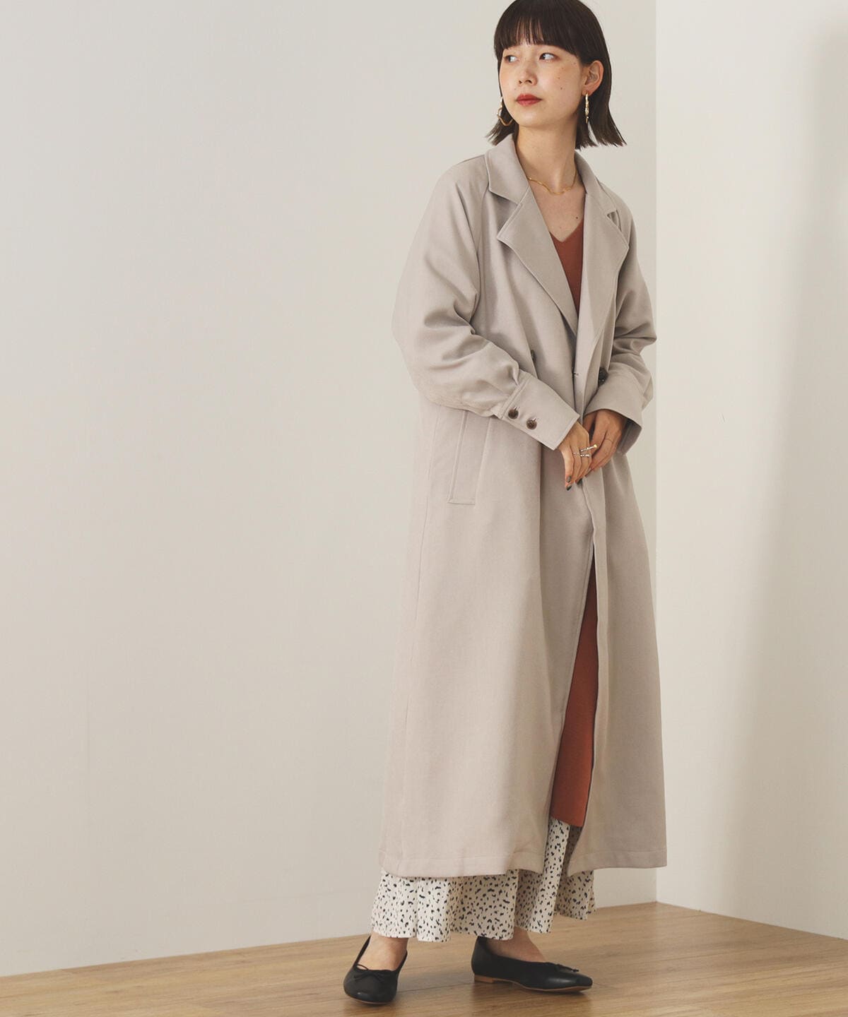 [Outlet] BEAMS HEART / Double Long Chester Coat