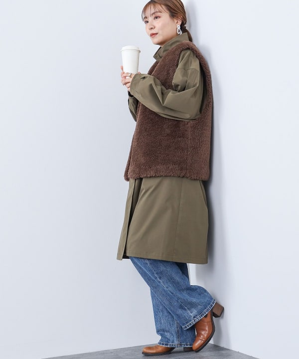 BEAMS モッズコート×ボアベスト