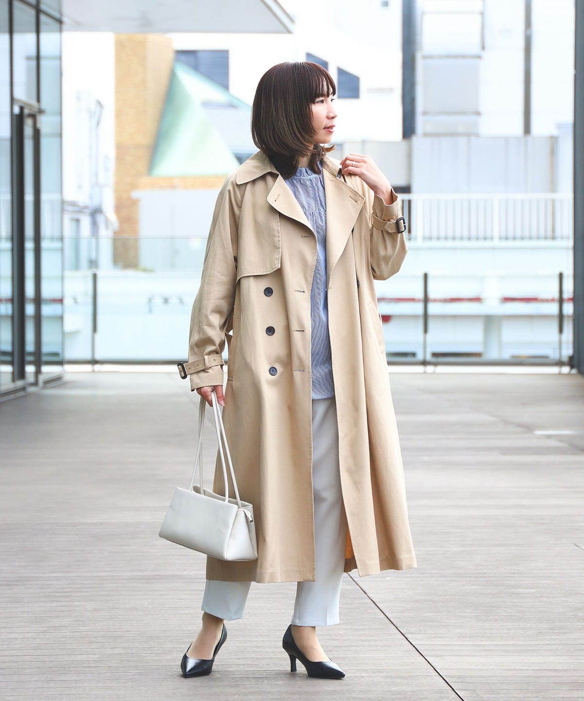 BEAMS HEART (BEAMS HEART) BEAMS HEART / Over trench coat 