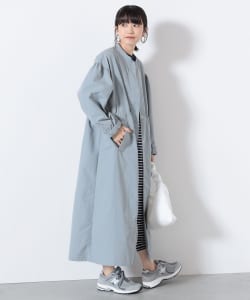 【タイムセール】ドロスト ロング シャツコート