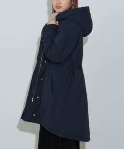 【10%OFF!!OUTER FAIR對象商品】BEAMS HEART / 女裝 鋪棉 拉繩 中版大衣