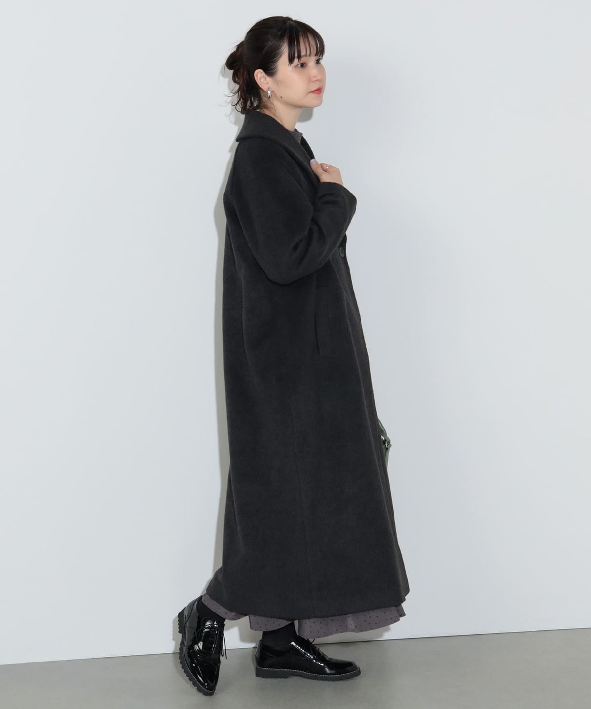 BEAMS HEART(ビームス ハート)ショールカラー ロングコート BEAMS HEART(ビームス ハート)ショールカラー ロングコート