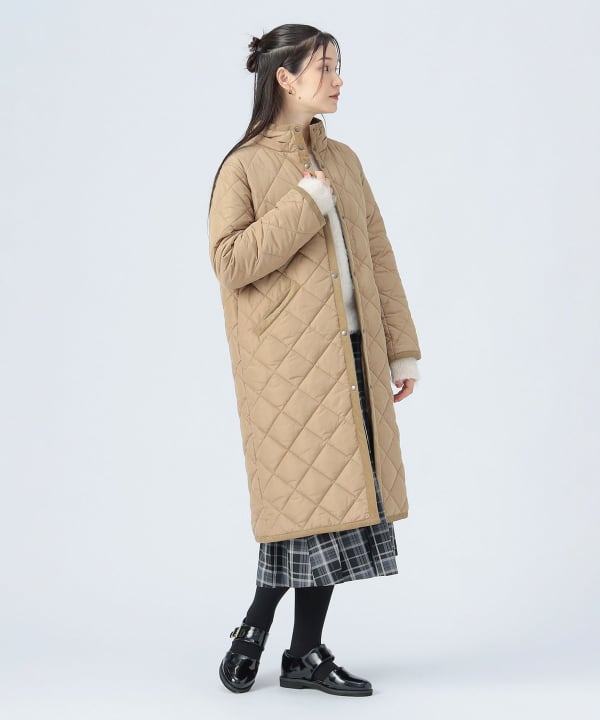 BEAMS HEART（ビームス ハート）フード キルティング コート