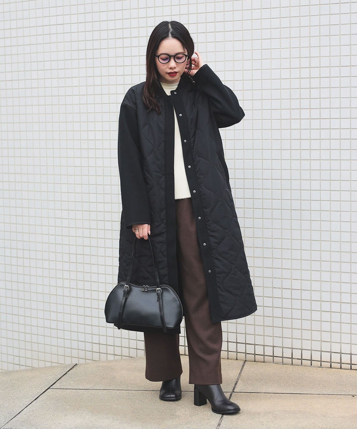 BEAMS HEART（ビームス ハート）MA-1 × キルトコート（コート ノー