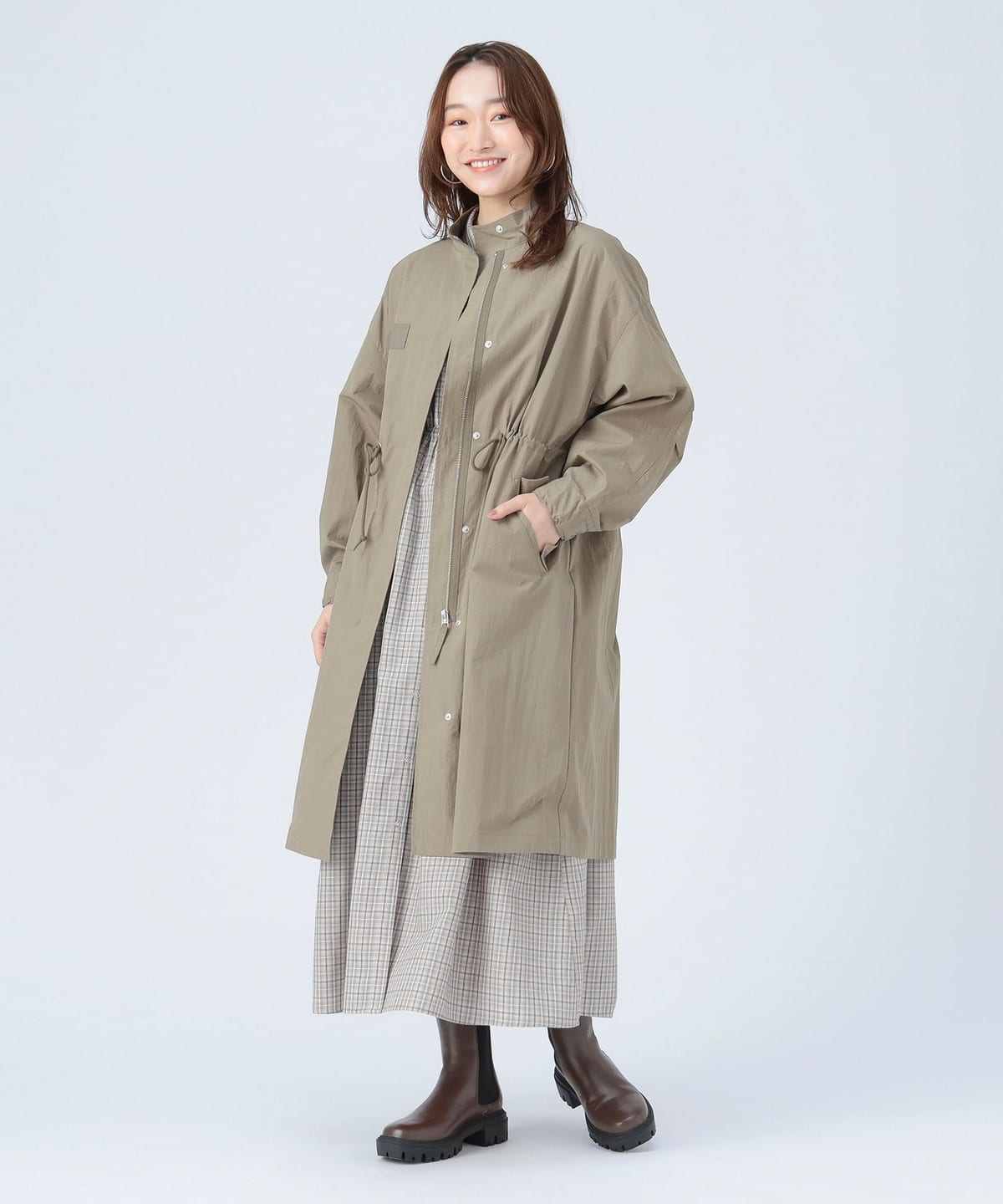 BEAMS HEART（ビームス ハート）撥水 ナイロン モッズ コート（コート