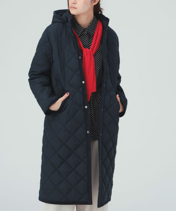 フード キルティング コート [H：171cm Size：M]