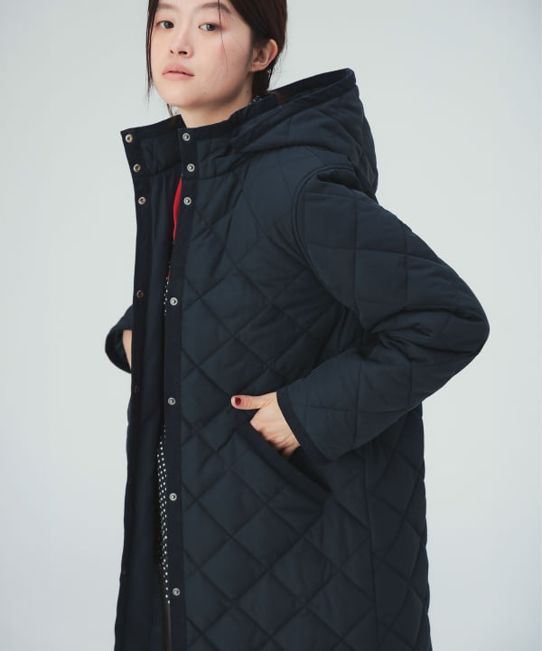 フード キルティング コート [H：171cm Size：M]