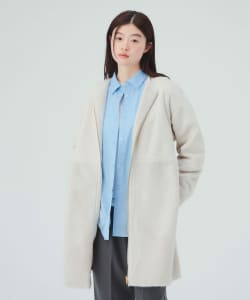 リバーシブル フェイクムートン コート