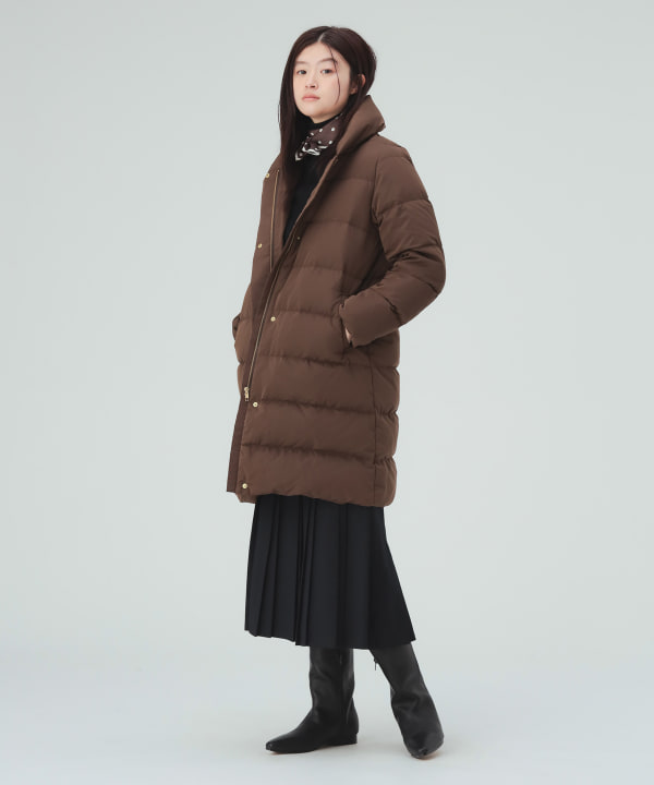 【10%OFFクーポン対象】河田フェザー ロング ダウンコート  [H：171cm Size：M]