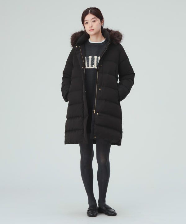 【10%OFFクーポン対象】河田フェザー ロング ダウンコート  [H：171cm Size：M]