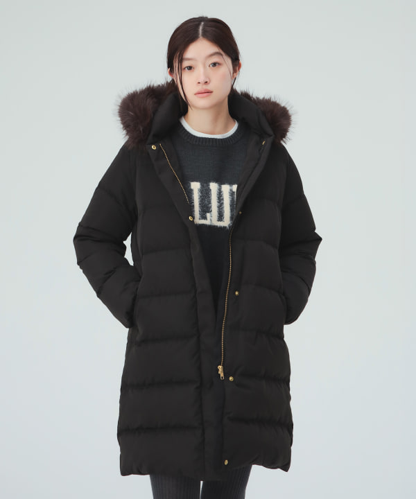 【10%OFFクーポン対象】河田フェザー ロング ダウンコート  [H：171cm Size：M]