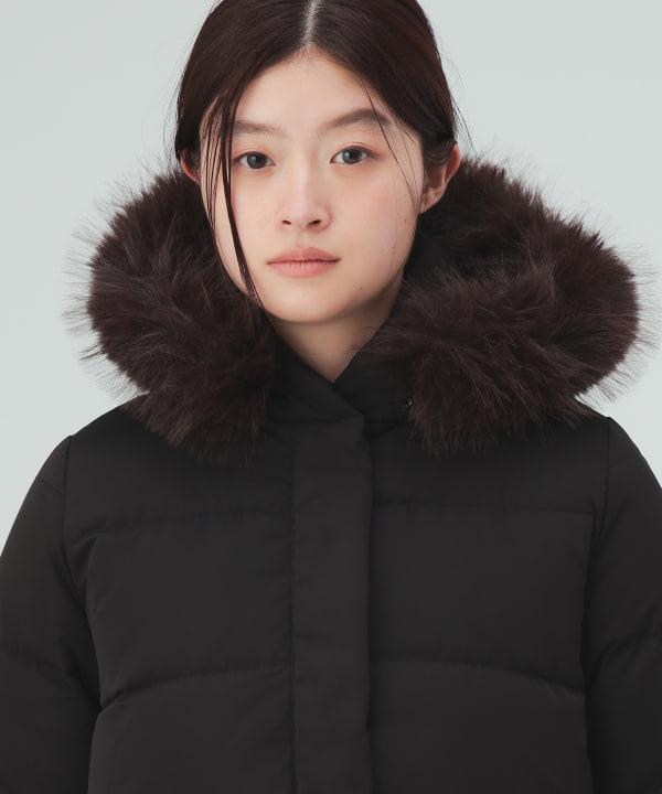 【10%OFFクーポン対象】河田フェザー ロング ダウンコート