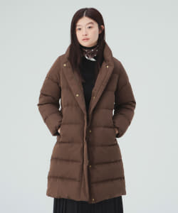 【10%OFFクーポン対象】河田フェザー ロング ダウンコート