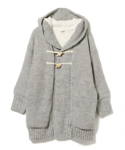 BEAMS HEART / トグルボタン ニット コート