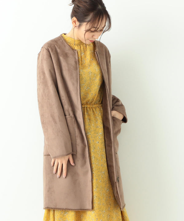 Beams Heart ビームス ハート アウトレット Beams Heart フェイクスエード リバーシブルコート コート その他コート 通販 Beams