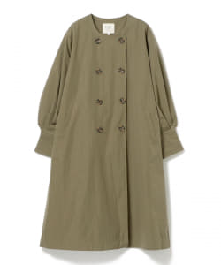 BEAMS HEART / バックボタン ノーカラーコート