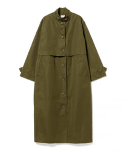 BEAMS HEART / ケープ重ね風 ロングコート