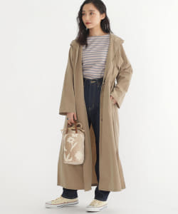 BEAMS HEART / ドロスト ロング フードコート