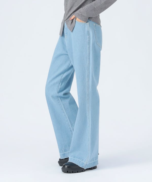 BEAMS HEART（ビームス ハート）フレア デニム パンツ（パンツ デニム