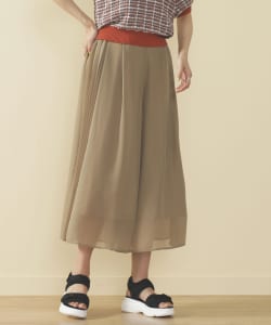 シフォンプリーツ パンツ