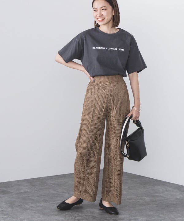 BEAMS HEART（ビームス ハート）ブロックメッシュ パンツ